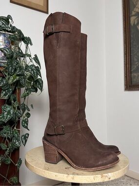 Shockingly high quality vintage Steve Madden high heel genuine leather boots